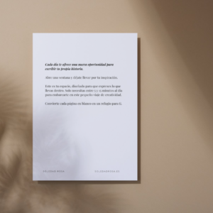 Interior calendario de adviento de escritura adulto
